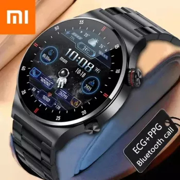 Смарт-часы Xiaomi для мужчин и женщин, спортивные водонепроницаемые Смарт-часы с функцией звонков по Bluetooth, ЭКГ + ППГ, для Android, Samsung, Huawei