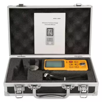 Смарт-Датчик AR860, цифровой ультразвуковой толщиномер, тестер, измеритель от 1,00 до 300,00 мм, скорость звука стали от 1000 до 9999 м/с