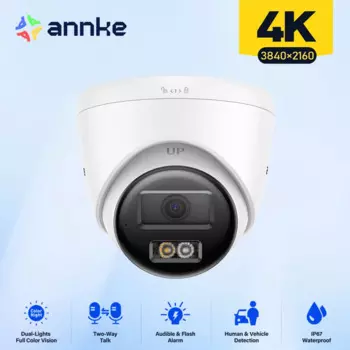 Смарт-камера видеонаблюдения ANNKE, 8 Мп, PoE