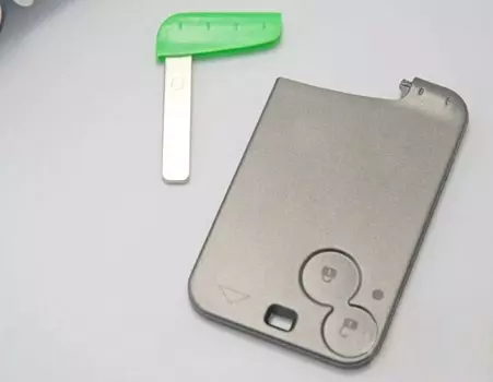 Смарт-карта для Renault Laguna 2 кнопки Автомобильный ключ пустой чехол с лезвием