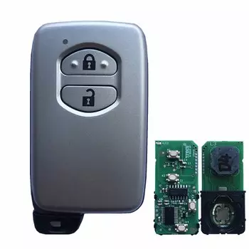 Смарт-ключ XNRKEY модель B53EA для Toyota Land Cruiser 2007 + Бесконтактный смарт-ключ брелок P1 D4 4D-67 чип 433 МГц 89904-60210