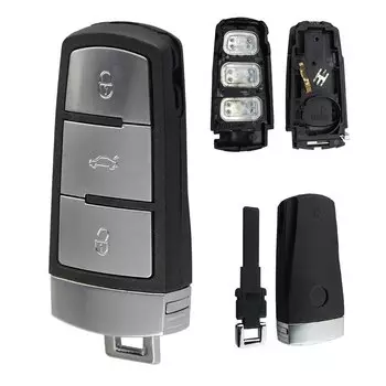 Смарт-пульт дистанционного управления OkeyTech, оболочка для автомобильного ключа, оболочка для VW Passat CC B6 B7 B7L CC R36 Maogotan B5 Passat 3C с вставным лезвием