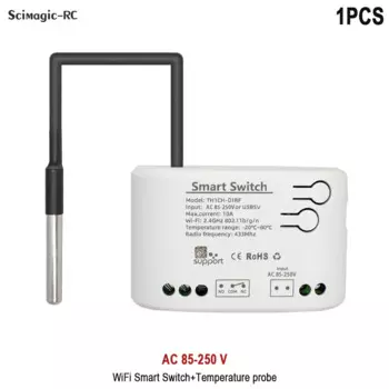 Smart Switch Scimagic-RC с датчиком температуры и влажности