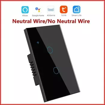 Smart Wi-Fi сенсорный переключатель Tuya 1/2/3 клавиши