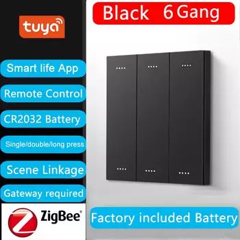 Смарт-выключатель Tuya 6-бандовый