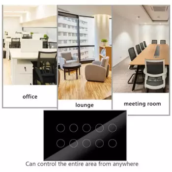 Смарт-выключатель Tuya с Wi-Fi и сенсорными панелями, 6/10 клавиши