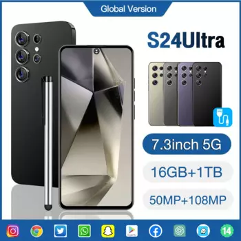 Смартфон глобальная версия S24 Ultra, Android,Wifi, 16 ГБ + 1 ТБ ROM,Snapdragon 8 gen3, мобильные телефоны, магазин Google Play, мобильные телефоны