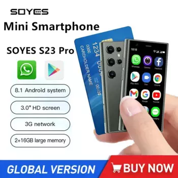 Смартфон SOYES S23 Pro, 2 + 16 ГБ, Android 8,1, 3,0 дюйма, 1000 мАч