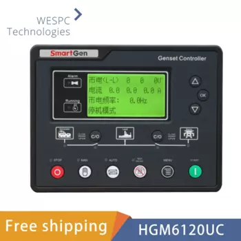 Smartgen HGM6120UC Дизельный генератор, набор панелей управления генератором с ЖК-дисплеем