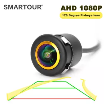 Smartour AHD 1080P Универсальная камера ночного видения с динамической траекторией, парковочная линия HD, автомобильная камера заднего вида, резервная парковочная трековая камера