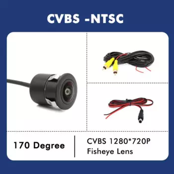 Smartour Автомобильная универсальная камера заднего вида 180-градусная золотая линза Широкоугольная камера заднего вида для парковки CCD HD Ночное видение AHD Резервная камера