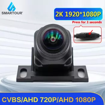 Автомобильная камера заднего вида Smartour, AHD 1080P CCD, ночное видение, HD, парковочная камера заднего вида, широкоугольная Автомобильная камера заднего вида