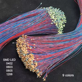 SMD светодиоды 9 цветов FunTrying 220 шт