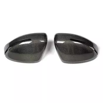 Сменная крышка бокового зеркала заднего вида из углеродного волокна для Audi TT 8J MK2 TTS R8 2008-2014 не GT 2011 глянцевая крышка из углеродного волокна/ABS