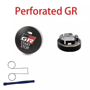 Сменная Крышка для автомобильного двигателя с одной кнопкой пуска для Toyota GR GAZOO RACING Mirai Avensis Prado Prius Corolla Camry