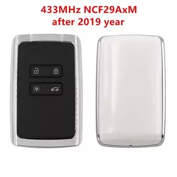 Сменная смарт-ключ-карта KEYECU без ключа 433 МГц NCF29AxM для Renault Espace 5, Clio 5 Capture | | Меган E-Tech Arkana Талисман