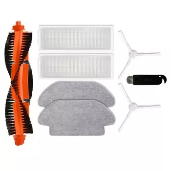 Сменные детали для робота-пылесоса Xiaomi S10 S12 B106GL, основная боковая щетка, фильтр НЕРА, насадка на швабру