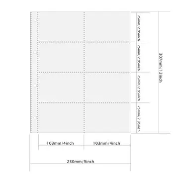 Сменные рукава для переплета PLRBOK pl1731 A4, 4 отверстия