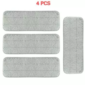 Сменные швабры Deerma для швабры Mi Mijia с распылителем воды, вращающаяся на 6/10 градусов тряпка для чистки, 360 ткани C2, 4/деревянные из карбонового волокна шт.