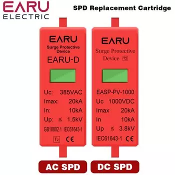 Сменные вставки SPD для картриджа переменного тока SPD 385 в постоянного тока 500 в 800 в 1000 В 20-40Ka 30-60Ka
