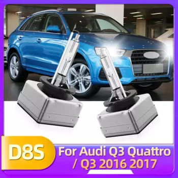 Сменные ксеноновые лампы LSlight 2 шт. 35 Вт D8S 6000K HID для фар головного света, лампы 12 В для автомобилей Audi Q3 2016 2017 Q3 Quattro