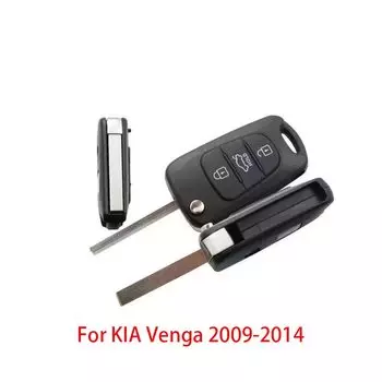 Сменный 3-кнопочный ключ для Kia Venga 2009-2014 95430-1P000, автомобильный брелок, чехол для дистанционного ключа, откидной складной чехол