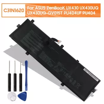 Сменный аккумулятор C31N1620 для ASUS ZenBooK UX430 UX430UQ UX430UQ-GV015T PU404UF PU404, перезаряжаемая батарея 4355 мАч