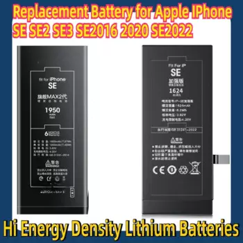 Сменный аккумулятор для Apple IPhone SE SE2 SE3 SE2016 2020 SE2022, литиевые батареи высокой плотности энергии