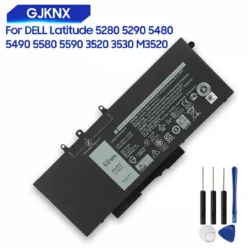 Сменный аккумулятор для DELL Latitude 15 5591 5280 5290 5480 5490 5580 5590 3520 3530 M3520 M3530 P27S GJKNX аккумуляторы 68 Втч