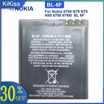 Сменный аккумулятор для Nokia N78, N79, N95, 6788, 6788I, BL-6F, 1200 мАч, номер отслеживания
