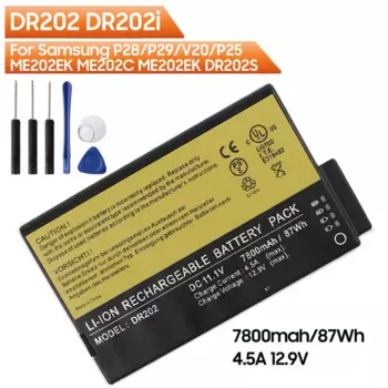 Сменный аккумулятор DR202 DR202i на 7800 мАч для Samsung P28, P29, V20, P25, PHILIPS TC20, TC30, TC50, Getac ME202EK, ME202C, ME202EK, DR202S