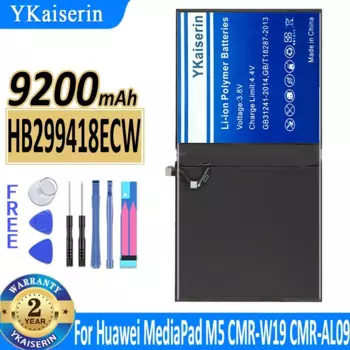 Сменный аккумулятор YKaiserin 9200 мАч для Huawei MediaPad M6 10,8 M5 LITE M5 10 M5 10pro HB 299418 ЭКВ Планшет