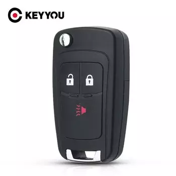 Сменный Чехол KEYYOU для откидного ключа с 3 кнопками для Chevrolet Spark 2012 2013 2014 2015 2016