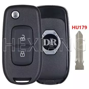 Сменный чехол с откидным ключом HE для Renault Clio Dacia Kadjar Duster Sandero Megane Twingo