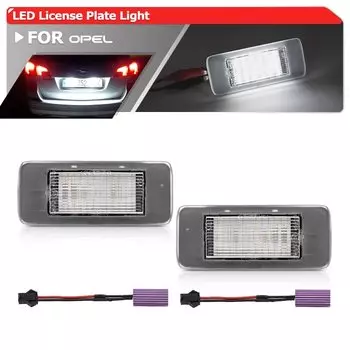 Сменный комплект CAN-bus OEM #1224006/13578958, светодиодные номерные знаки для Opel Vauxhall Astra J Sports Tourer Zafira