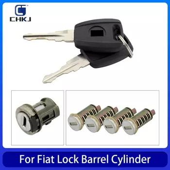 Сменный комплект цилиндра замка багажника двери зажигания для Fiat с 2 ключами лезвия GT15R
