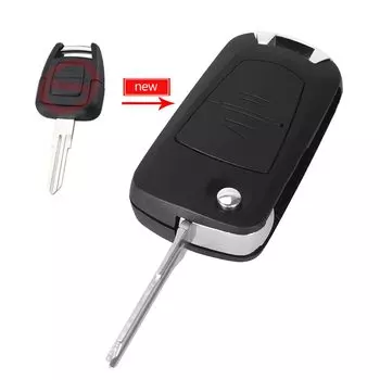 Сменный модифицированный 3-кнопочный раскладной складной чехол KEYYOU для дистанционного ключа для Opel Corsa Astra Kadett Monza Монтана HU46 Blade