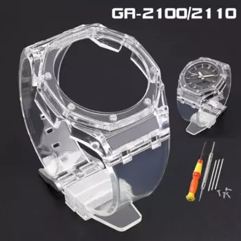 Сменный ремешок GA2100 для Casio G-SHOCK 2110 TPU ремешок для часов прозрачный ПК GA-2100