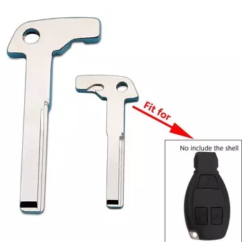 Сменный умный ключ XNRKEY для Mercedes Benz 2008 A E S G CLK SLK ML Class W220, умный хромированный необработанный ключ, лезвие