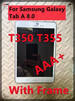 Сменный ЖК-дисплей 8 дюймов для Samsung Galaxy Tab A 8.0 T350 T355, ЖК-дисплей с сенсорным экраном в сборе, WIFI/ 3G с рамкой