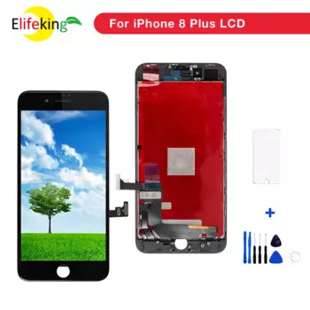 Сменный ЖК-дисплей для iPhone 8 Plus, 50 шт./лот, ЖК-дисплей с сенсорным дигитайзером в сборе, запасные части для мобильных телефонов, 100 протестирован
