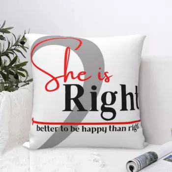 Смешная наволочка Mr. Right на День святого Валентина 2022, подарок для Него, квадратная наволочка из полиэстера, бархатная декоративная подушка, комфортная наволочка