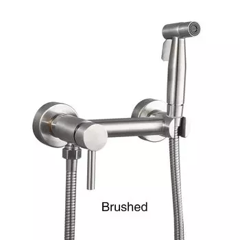 Смеситель для биде Fliger, черный, нержавеющая сталь