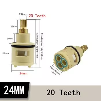 Смеситель для душа, 24 мм, Третья шестерня, керамическая катушка/душ, спринклер, водоотделитель, три отверстия, отводной клапан, аксессуары для ванной комнаты