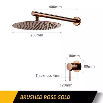 Смеситель для душа Bagnolux латунный 8/10/12 дюймов