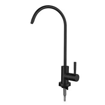 Смеситель для кухни Chuveiro матовый золотой/черный из нержавеющей стали