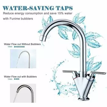 Смеситель для кухни JX-LCLYL Водопад хромированный