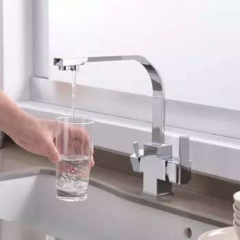 Смеситель для кухни ROVATE латунный палубный