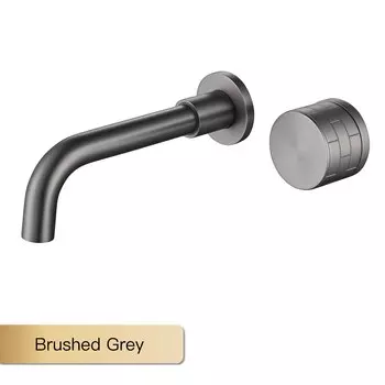 Смеситель для раковины Aitana черный керамический настенный