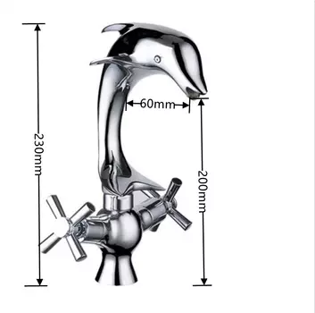 Смеситель для раковины JIE MO хромированный латунный